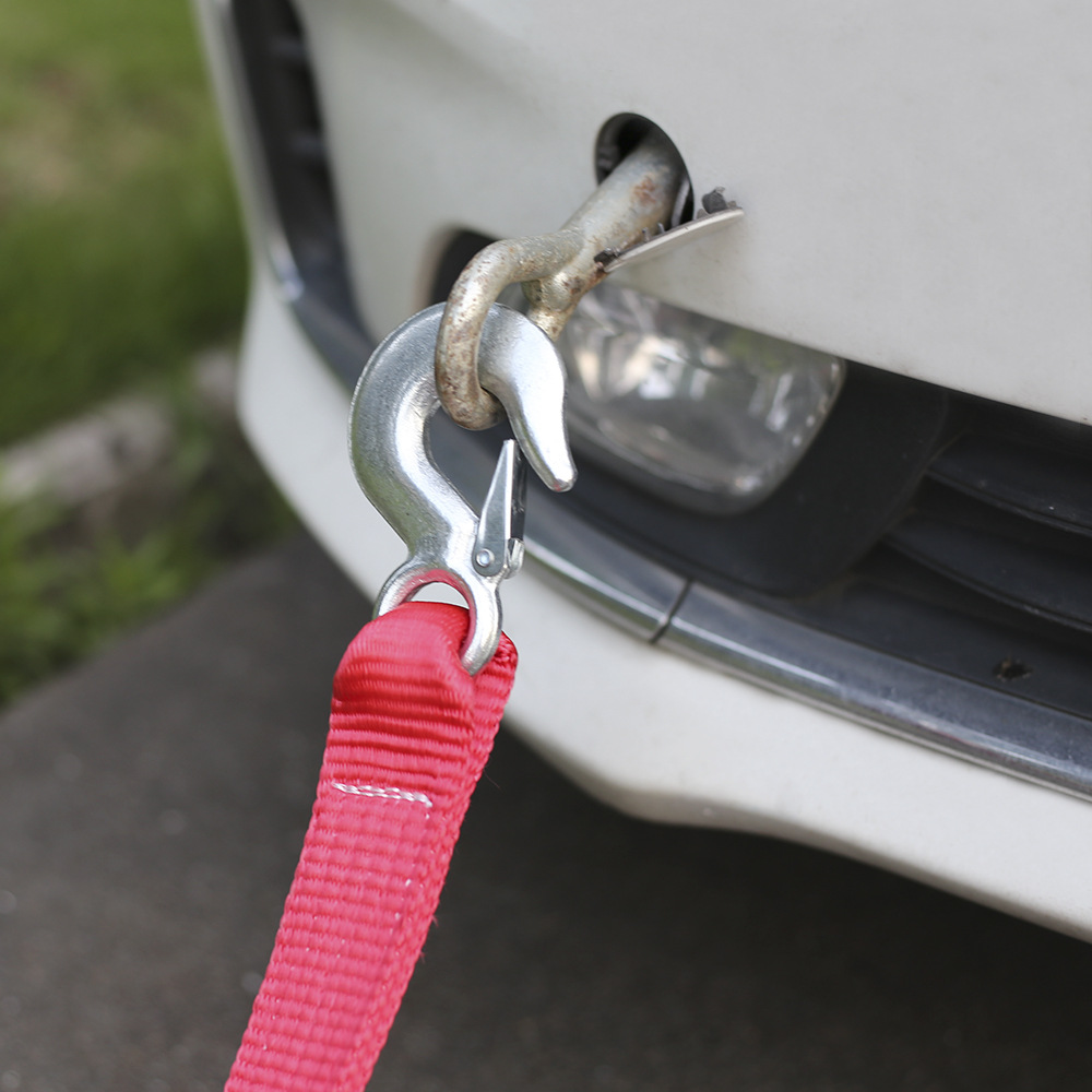  Heavy Duty adjustable Towing Straps with hooks for truck or car