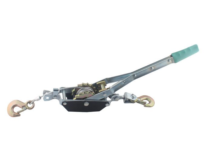 Heavy Duty Hand Cable Puller Hoist Come Along Tighter W/2 Hooks