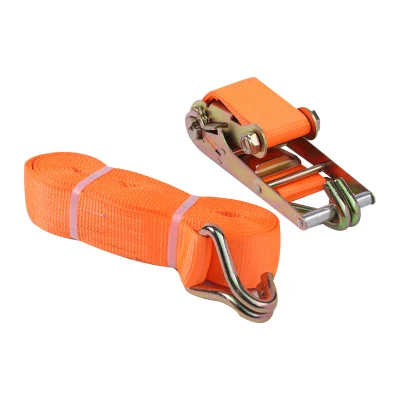 Cargo Control Strap 3" 75mm 10T Ratchet Lashing strap with Claw/J hooks for cargo Tie 