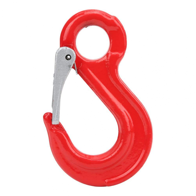 Alloy Steel G80 Eye Sling Hook With Forged Safety Latch
