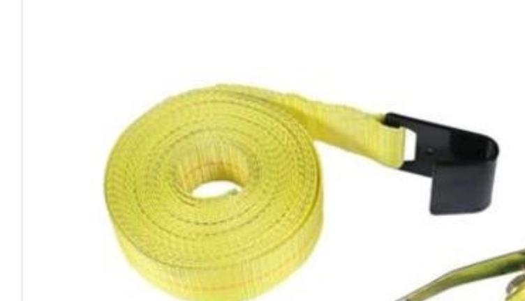 2"x27' winch strap with flat hook for flatbeds