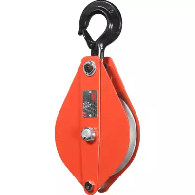 Heavy duty Wire Rope pulley Snatch Blocks with hook and loop